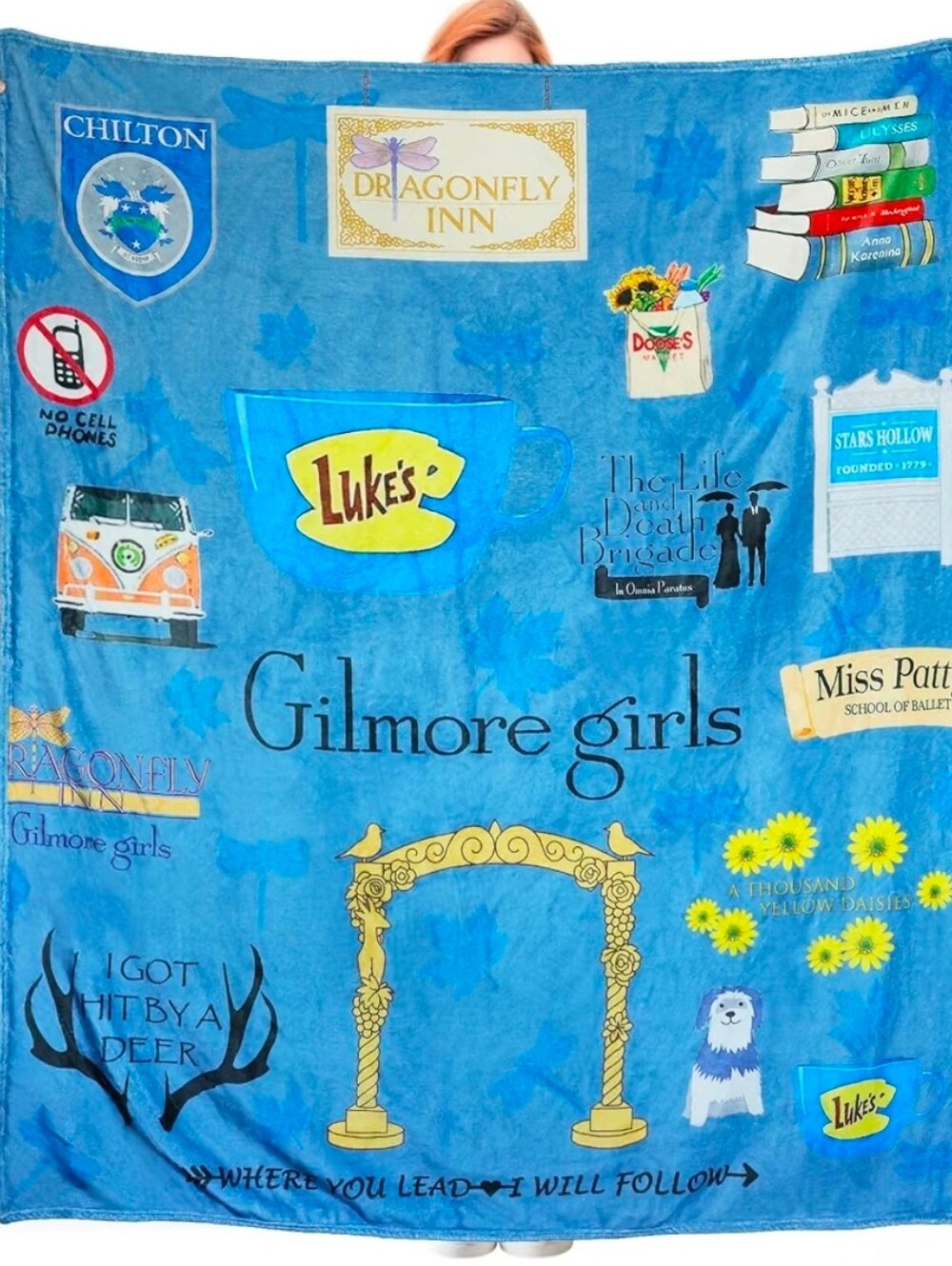 Gilmore Girls Blanket, Gilmore Girls Merchandise Throw, Soft FleeceSoft fleece.